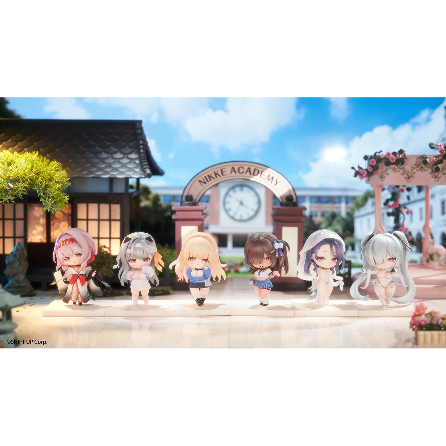 Goddess of Victory: Nikke - SAC Series Vol.3 Chibi-Sammelfiguren – 6er-Komplettbox - 10 cm – Hobby Sakura