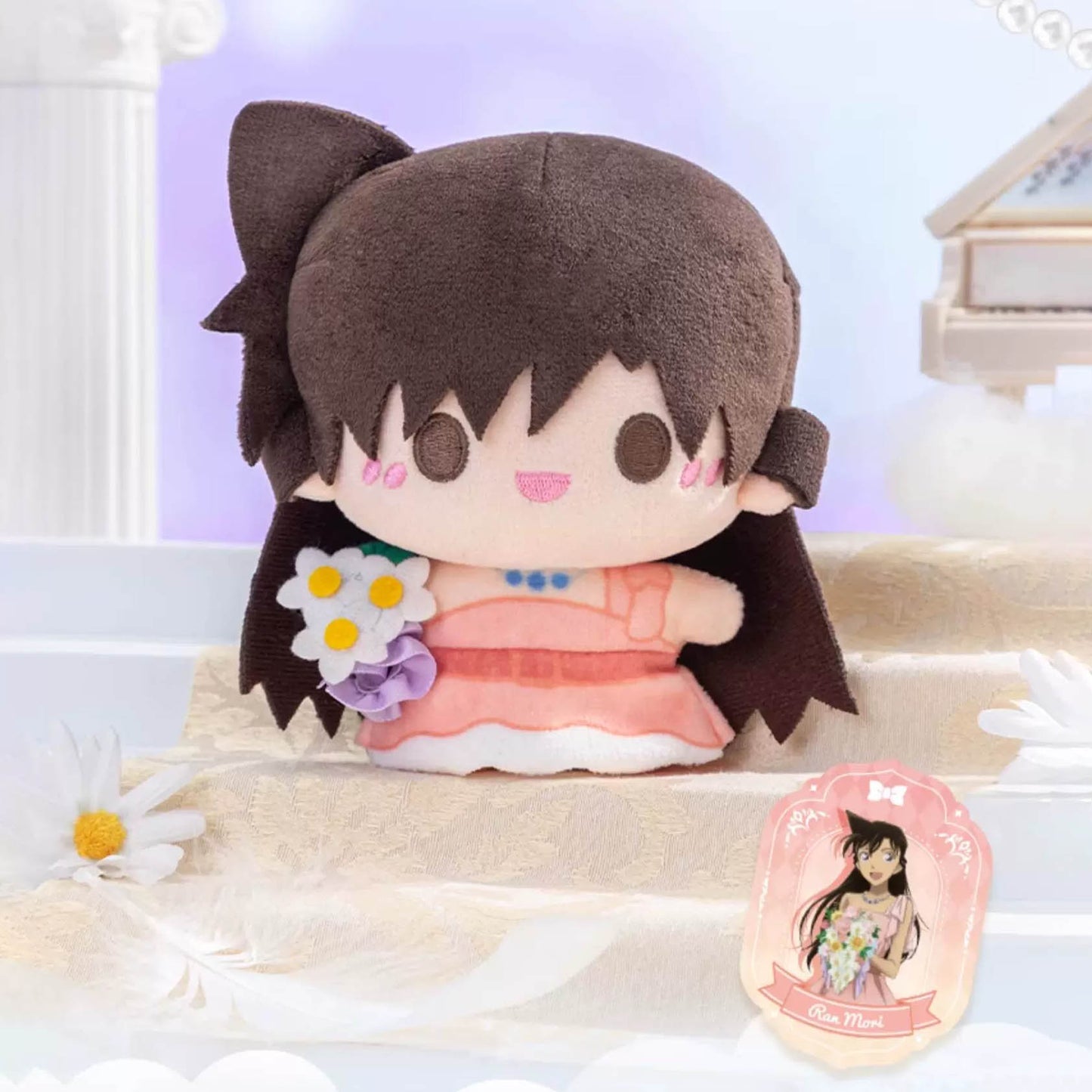Detektiv Conan - 30. Jubiläum: Romantische Blumen-Kollektion - Plüsch-Anhänger & Schlüsselkette Blind Box - Einzelbox - 12cm - LDCX