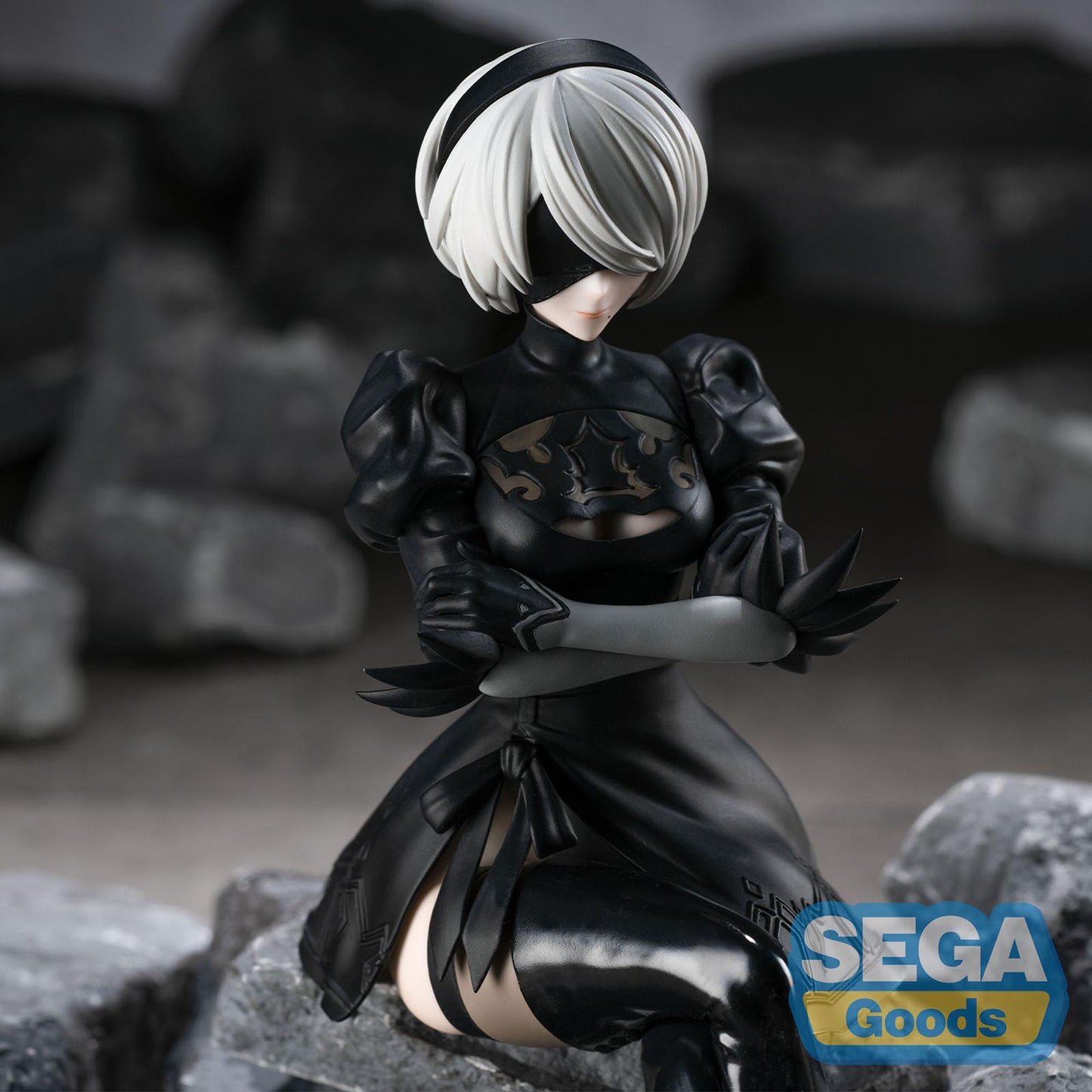 NieR:Automata Ver1.1a - 2B (YoRHa No. 2 Type B) - PM Perching PVC Statue - 13 cm - Sega
