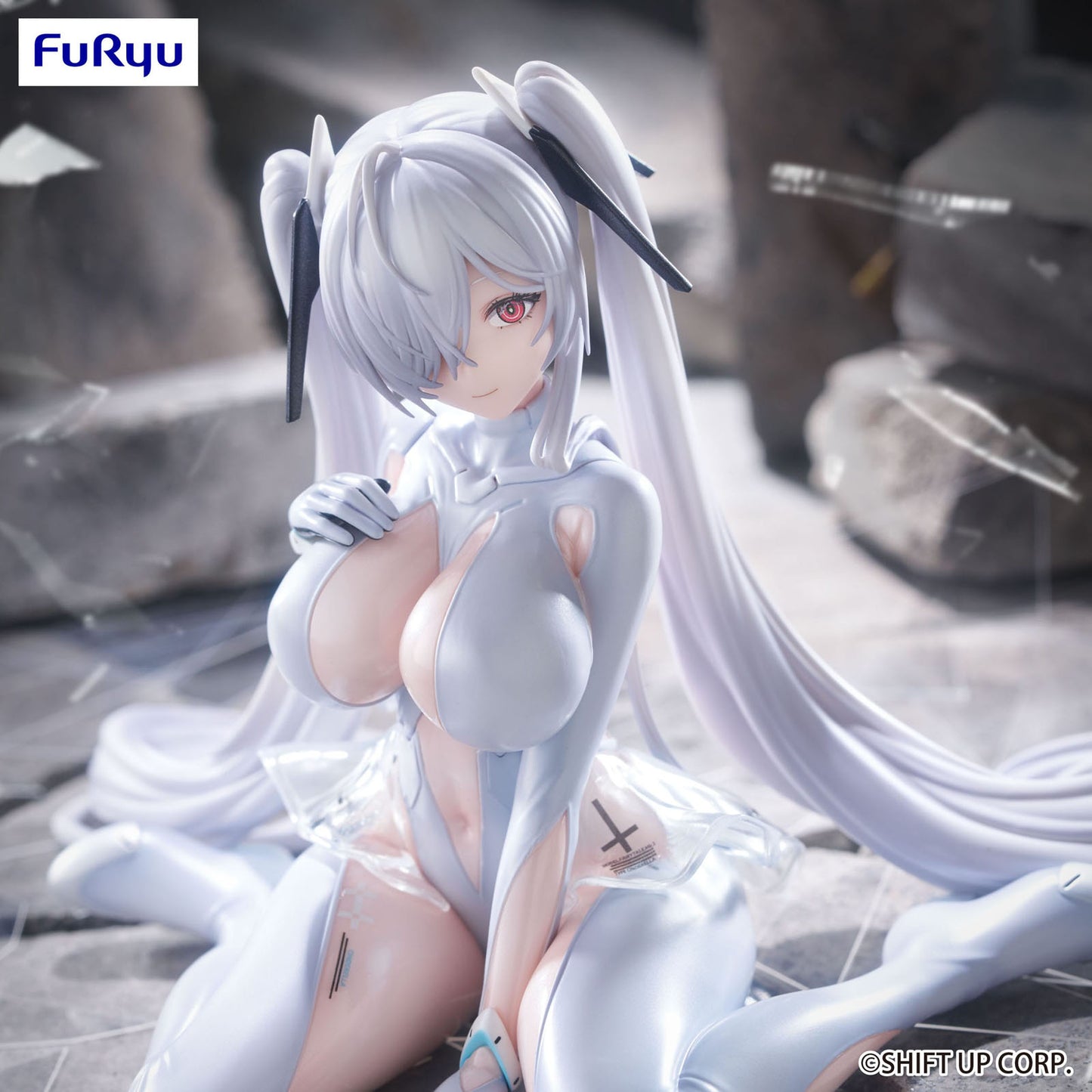 Goddess of Victory: Nikke - Cinderella - Noodle Stopper PVC Statue - 9cm - FuRyu