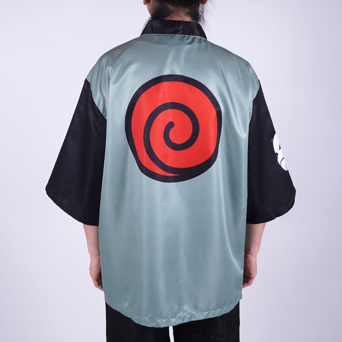 Naruto - Kakashi Hatake Haori Kimono Jacke - Grün - Anime Mura