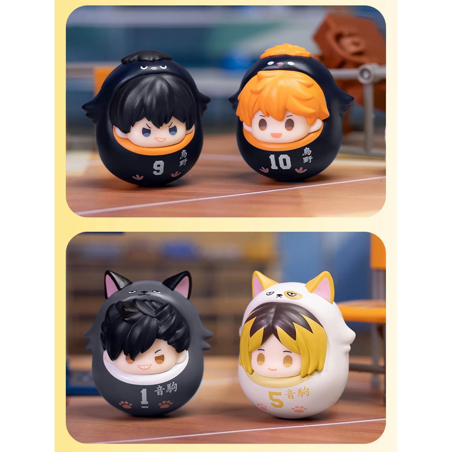 Haikyu!!: The Dumpster Battle - Karasuno & Nekoma Stehaufmännchen - Blind Box - Einzelbox - GUGUGUGU