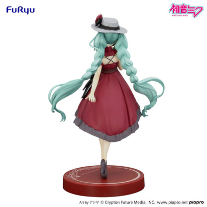 Vocaloid - Hatsune Miku Outing Dress Red Color Ver. Figur - 19cm - FuRyu Trio-Try-iT