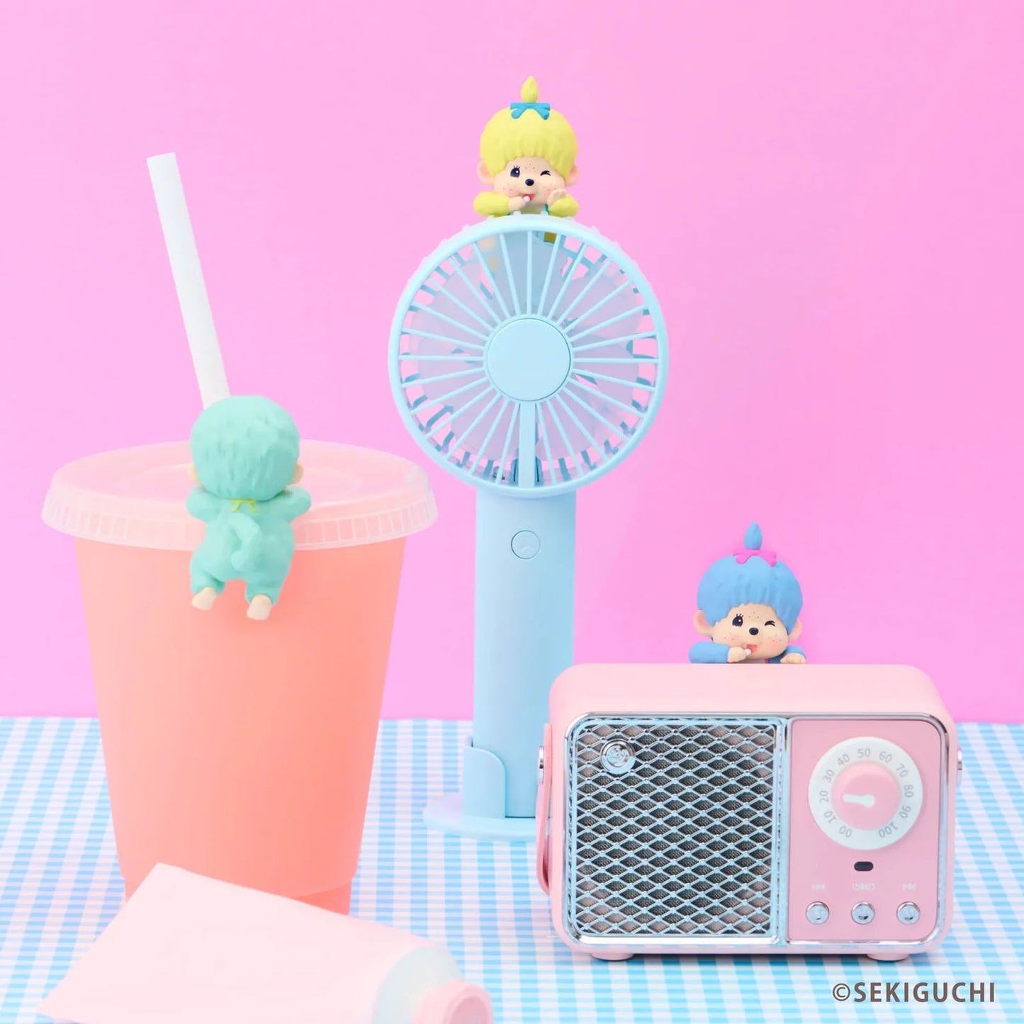 Monchhichi - HIPPERS Colors Wink Series Dekofigur-Blindbox - Einzelbox - Dreams