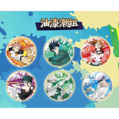 Jujutsu Kaisen - Color Art Weißblech-Badge (Blind Pack) - Einzelpack - 5,8cm - Kayou / MediaLink