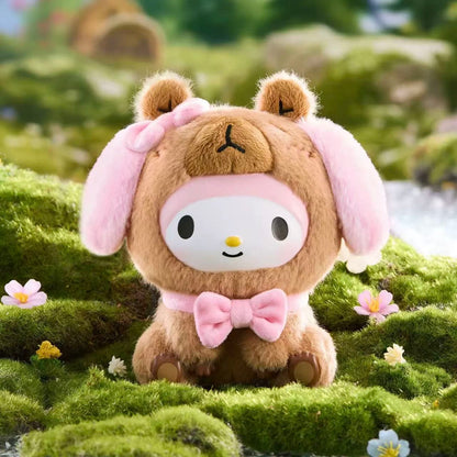 Sanrio Characters: Chill Capybara Series - Plüsch-Anhänger Blind Box - Einzelbox - 13-15cm - MINISO
