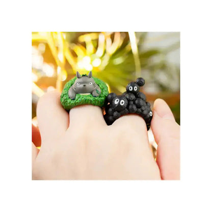 My Neighbor Totoro: Totoro Serie 1 - Ring-Figur mit Display-Ständer Blind Box - Einzelbox - Benelic