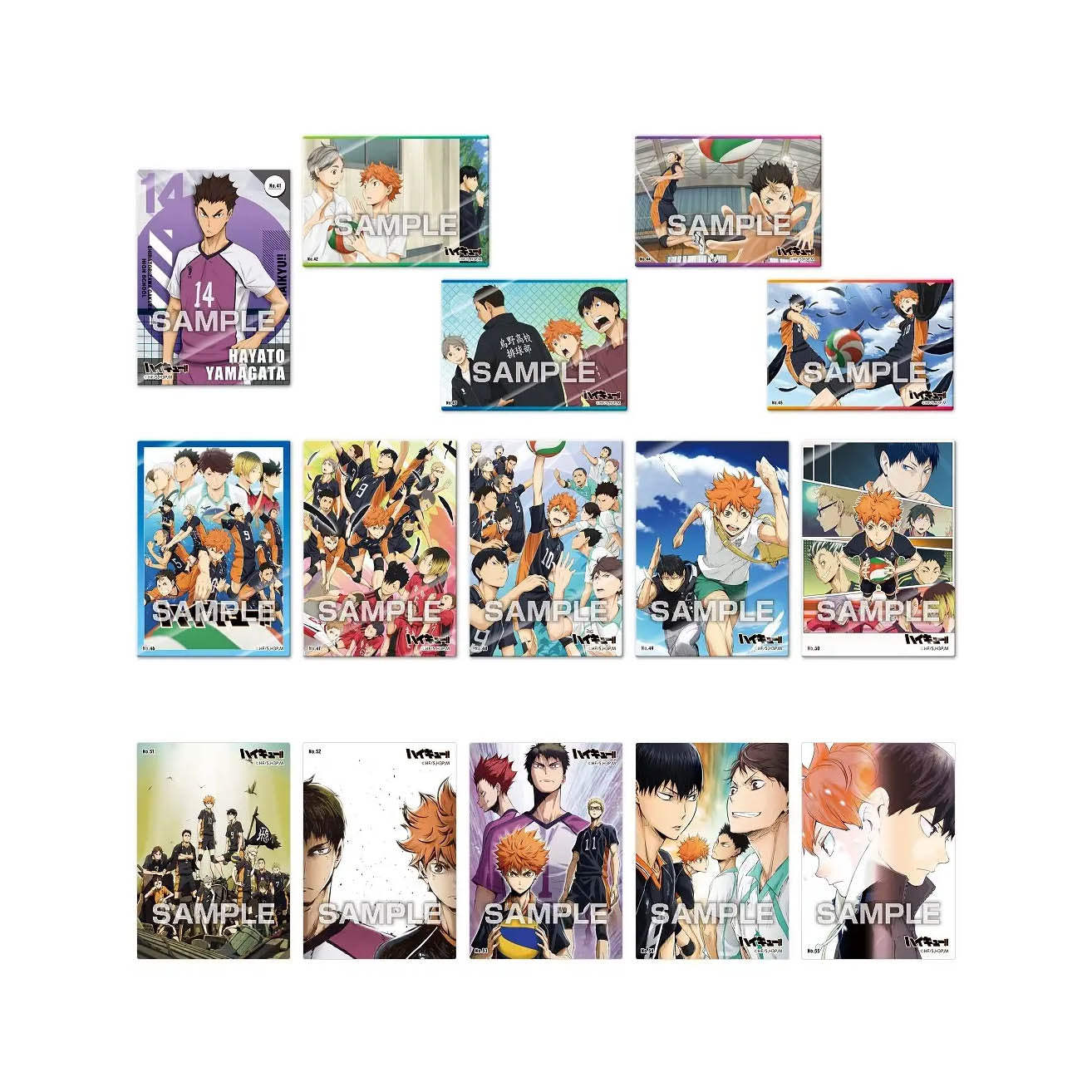 Haikyu!! - Clear Card Collection Version 01 - Sammelkarte - Einzelpackung - 63 x 89 mm - ENSKY