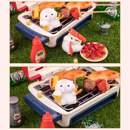 Clarke the Hamster - Foodie-Serie - Beflockte Sammelfigur - Blindbox - Einzelbox - ca. 7cm