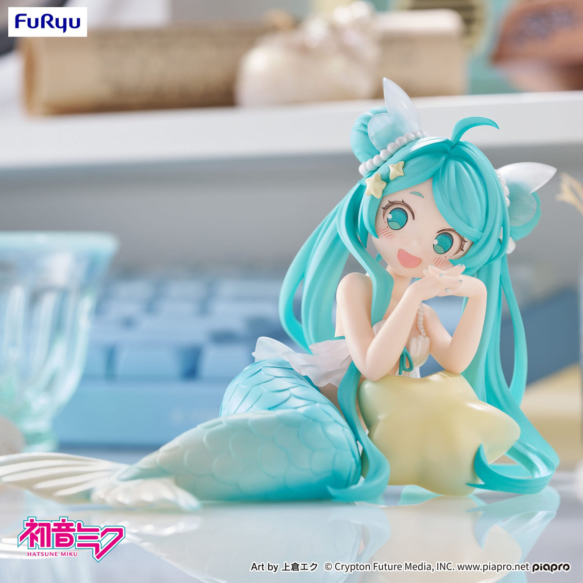 Hatsune Miku - Mermaid Princess Ver. - Desktop Fairy Sammelfigur - ca. 9cm - FuRyu