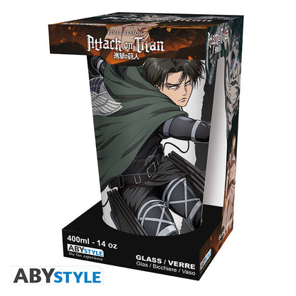Attack on Titan - Levi Staffel 4 - Trinkglas XXL - ca. 400ml - ABYstyle