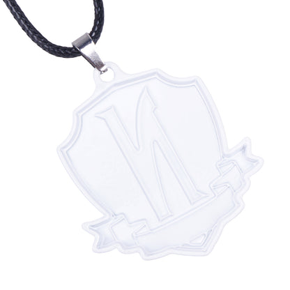Wednesday - Nevermore Academy Wappen - Halskette - 4 x 4,5 cm - CoolChange