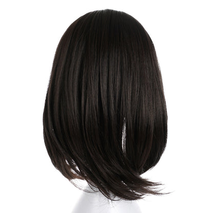 Alita: Battle Angel - Alita - Cosplay Perücke Dunkelbraun - 40 cm - CoolChange