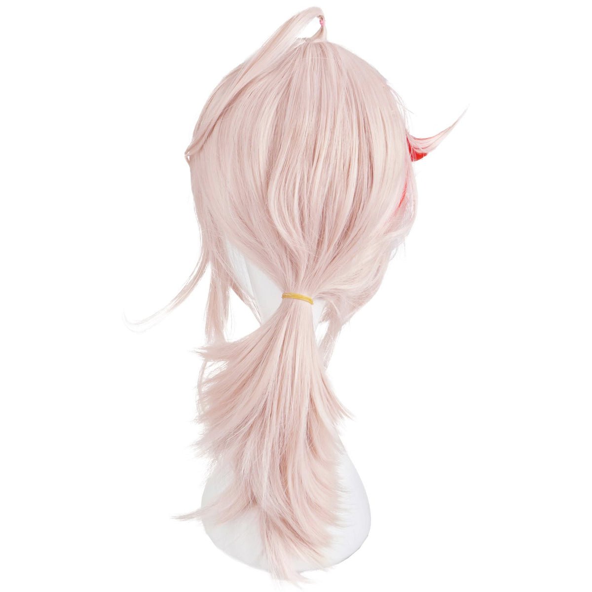 Genshin Impact - Kaedehara Kazuha - Cosplay Wig Light Pink with Red Streak - 45 cm - CosplayStudio