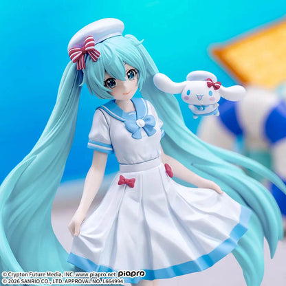 Hatsune Miku x Cinnamoroll - Summer Ver. - XStellar Figure - 19 cm - SEGA