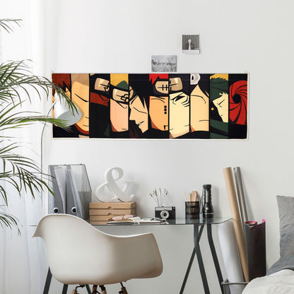 Naruto Shippuden - Akatsuki - Fabric Wall Scroll - 120 x 40 cm - CoolChange