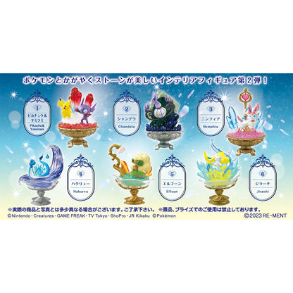 Re-ment - Boite de 6 Figurines Pokemon Gemstone Collection Vol 2 einzeln