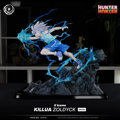 Killua Zoldyck, Hunter x Hunter IKIGAI Sammelfigur, limitierte Edition, 18 x 36 x 34 cm - Tsume