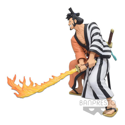 One Piece - Kin'emon Statue - 16cm - Banpresto Battle Record Posing