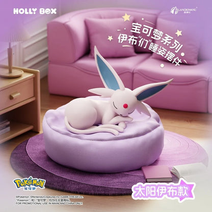 Pokémon - Evoli-Entwicklungen Sleep Pose Sammelfigur - Blindbox - Einzelbox - ca. 7,2cm - Holly Box