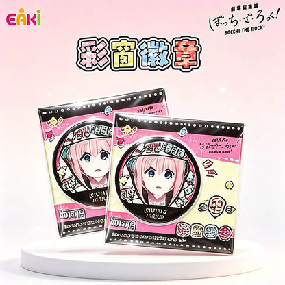 Bocchi the Rock! - Stained Glass Badge - Button - Blindbox - Einzelbag - 58 mm - EAKI