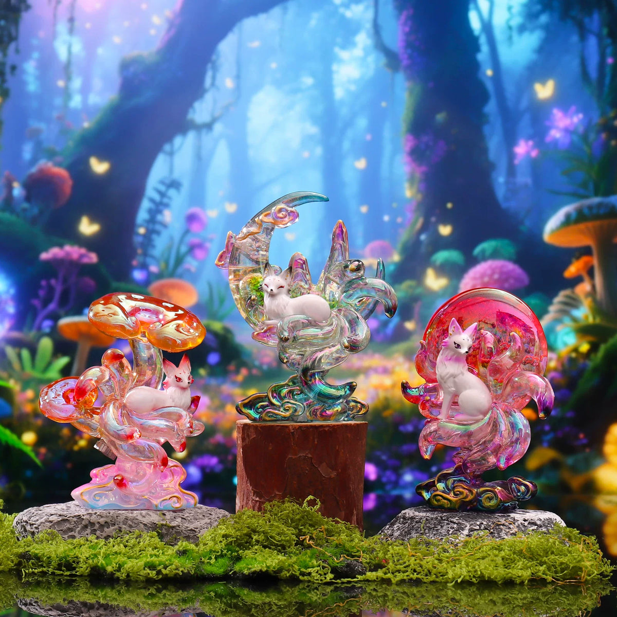 Nine-Tailed Fox - Fox in a Dream - Resin Figure Blind Box - Single Box - 11.5 cm - Minimalist