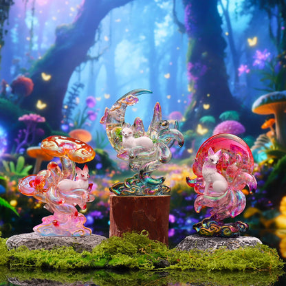 Nine-Tailed Fox - Fox in a Dream - Resin Figure Blind Box - Single Box - 11.5 cm - Minimalist
