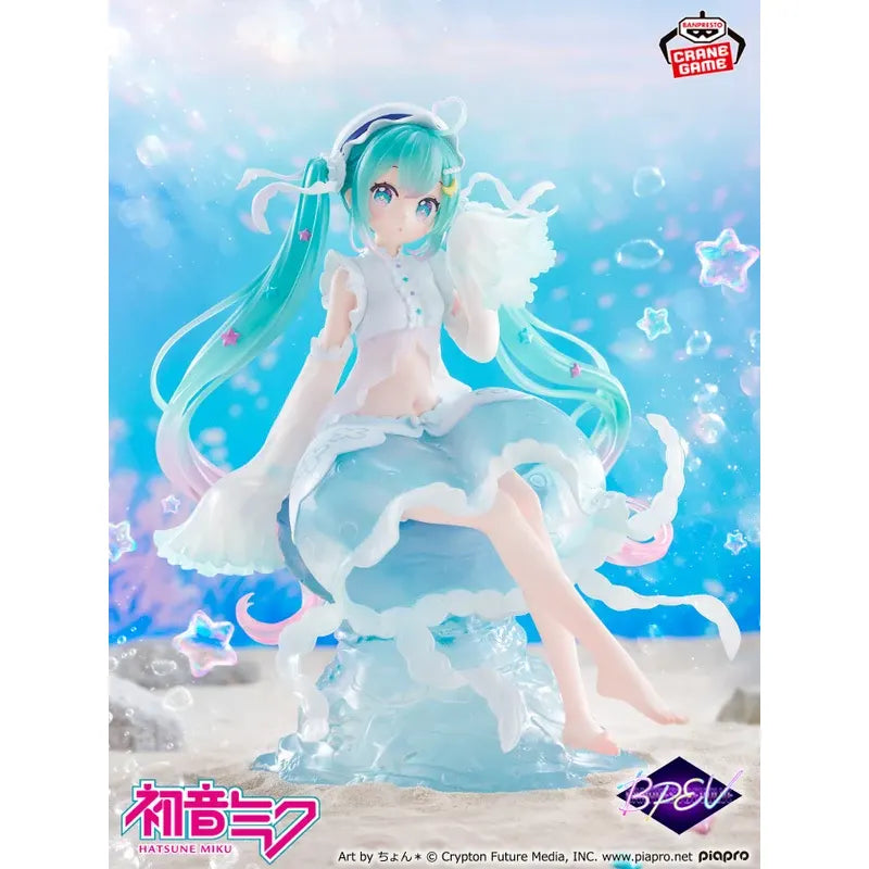 Hatsune Miku - Jellyfish Ver. - Figur Evolve Clearluxe - 20 cm - Banpresto