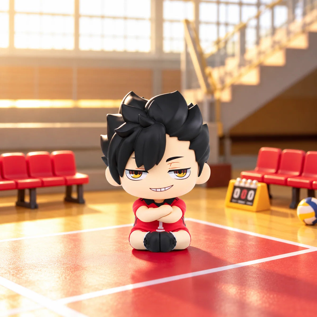 Haikyu!! - Sitting Series Figure Blind Box - Single Box - 7cm - Eaki