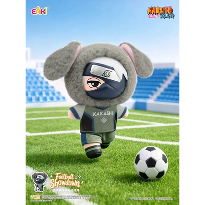 Naruto Shippuden - Cute Pet Clash Team Football Plush Keychain Blind Box - Single Box - 14cm - EAKI