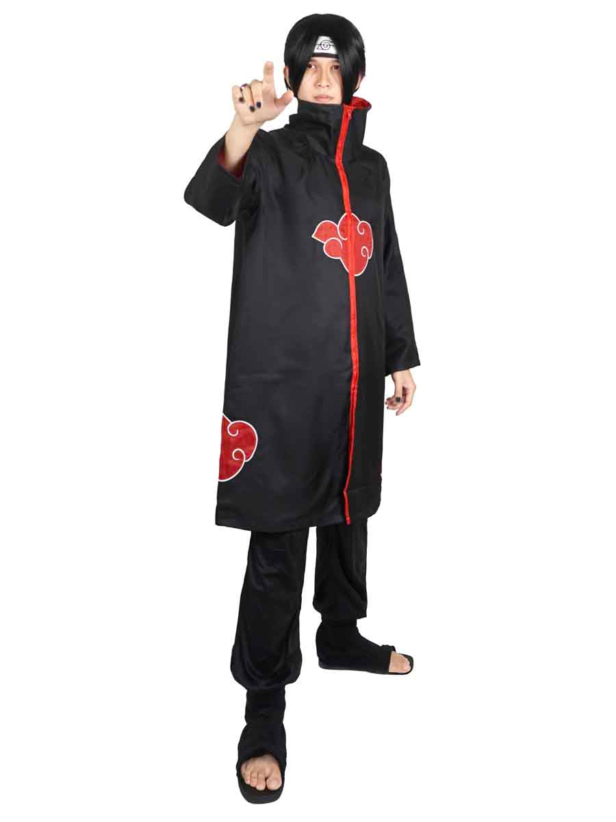 Akatsuki Mantel, Itachi Umhang für Cosplay Kostüm, Größen: S - XXL