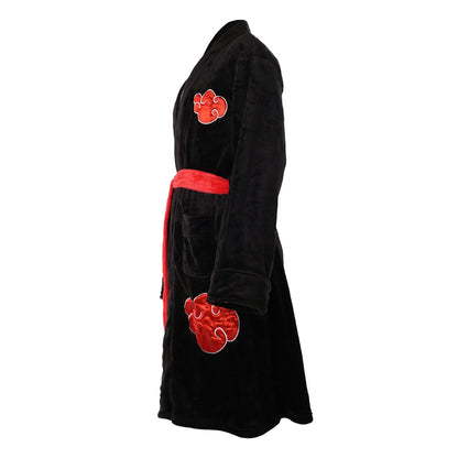 Kuscheliger Akatsuki Bademantel mit aufgenähten Wolken, Größen: M - L