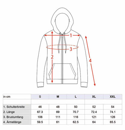 Roter Zip Hoodie für Haus des Geldes Fans, Warmer Pulli im Overall Design I Größen: S - XXL