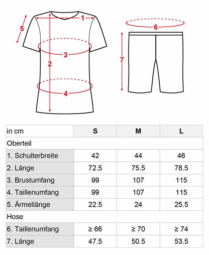 Son Goku Schlafanzug, Sommer Pyjama für Dragon Ball Fans, Größen: M - XL