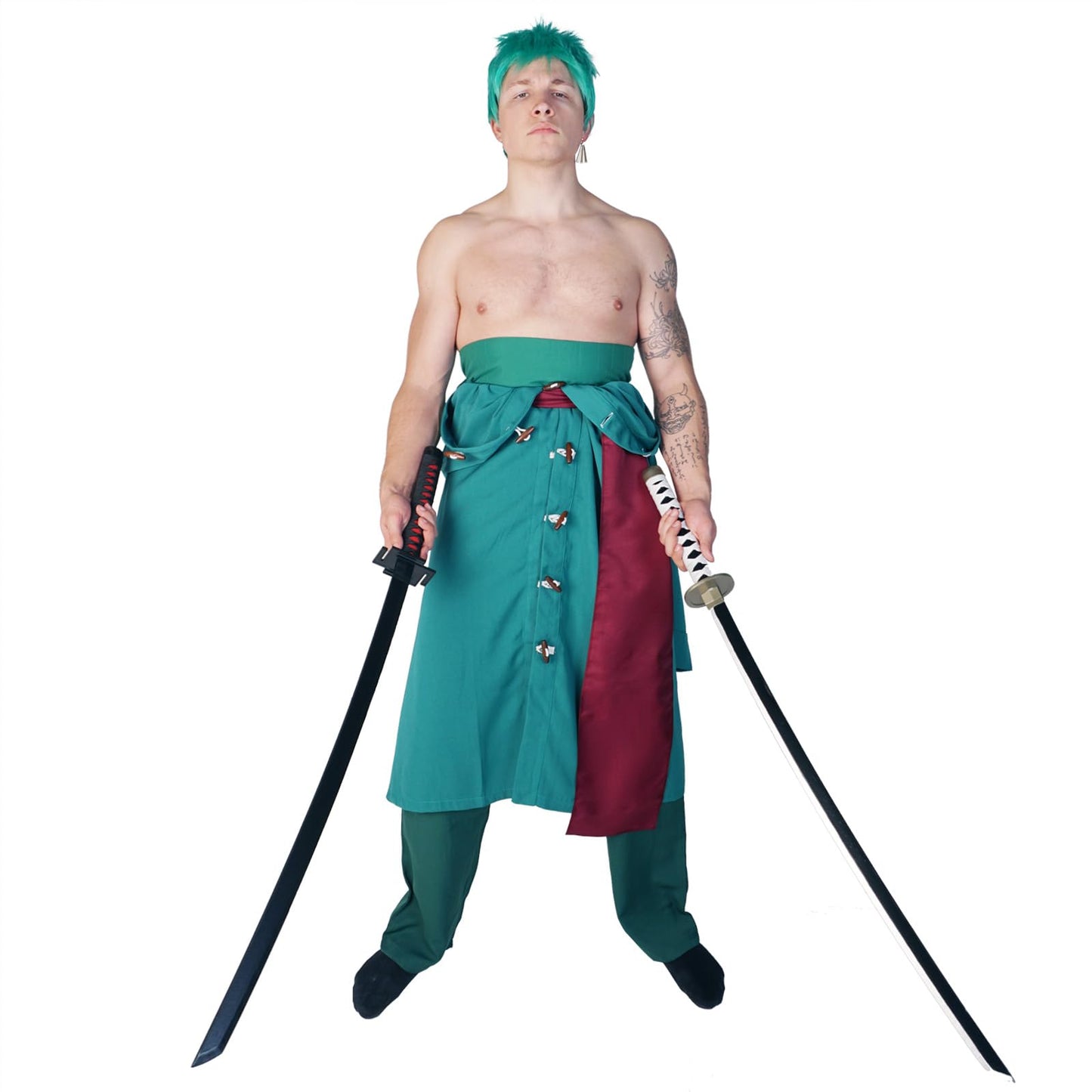 Cosplay Kostüm von Lorenor Zorro nach der 2 jährigen Trennung, Größen: S - XL