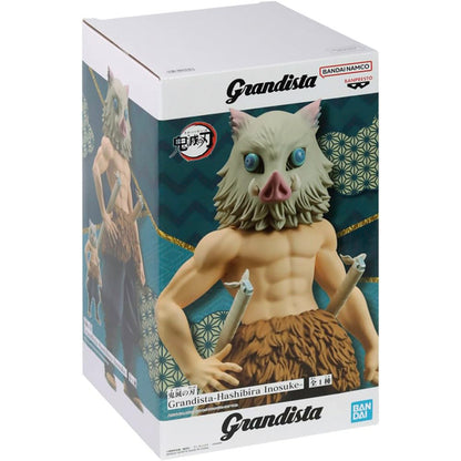 BANDAI Banpresto Figur, Demon Slayer: Kimetsu no Yaiba Inosuke Hashibira, Ebermaske, Grandista Reihe