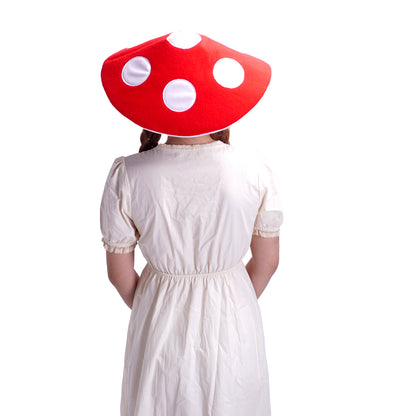 Superpilz Hut für Erwachsene, Witzige Fliegenpilz Mütze, Partyhut für Pilz Kostüm