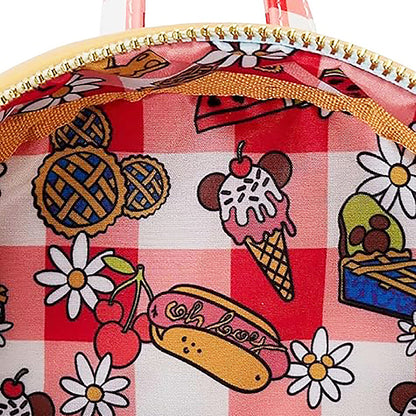 Loungefly WDBK3627 Disney Micky und seine Freunde Picknick Mini Rucksack