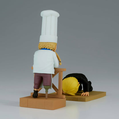 Banpresto BP88986P One Piece Log Stories Sanji und Zeff 2 - World Collectable Figur 8 cm