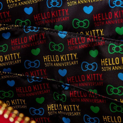 Loungefly Hello?Kitty 50th?Anniversary, Sanrio Tragetasche & Geldbörse