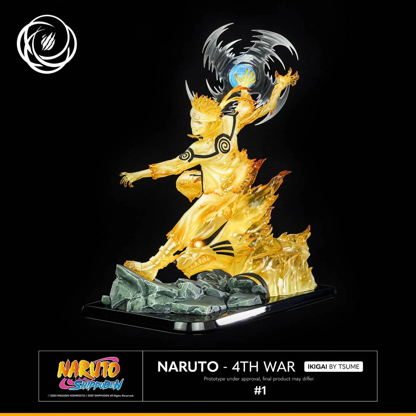 TSUME Naruto & Kurama – Limited Edition, Naruto Shippuden Sammelfigur, 36 cm