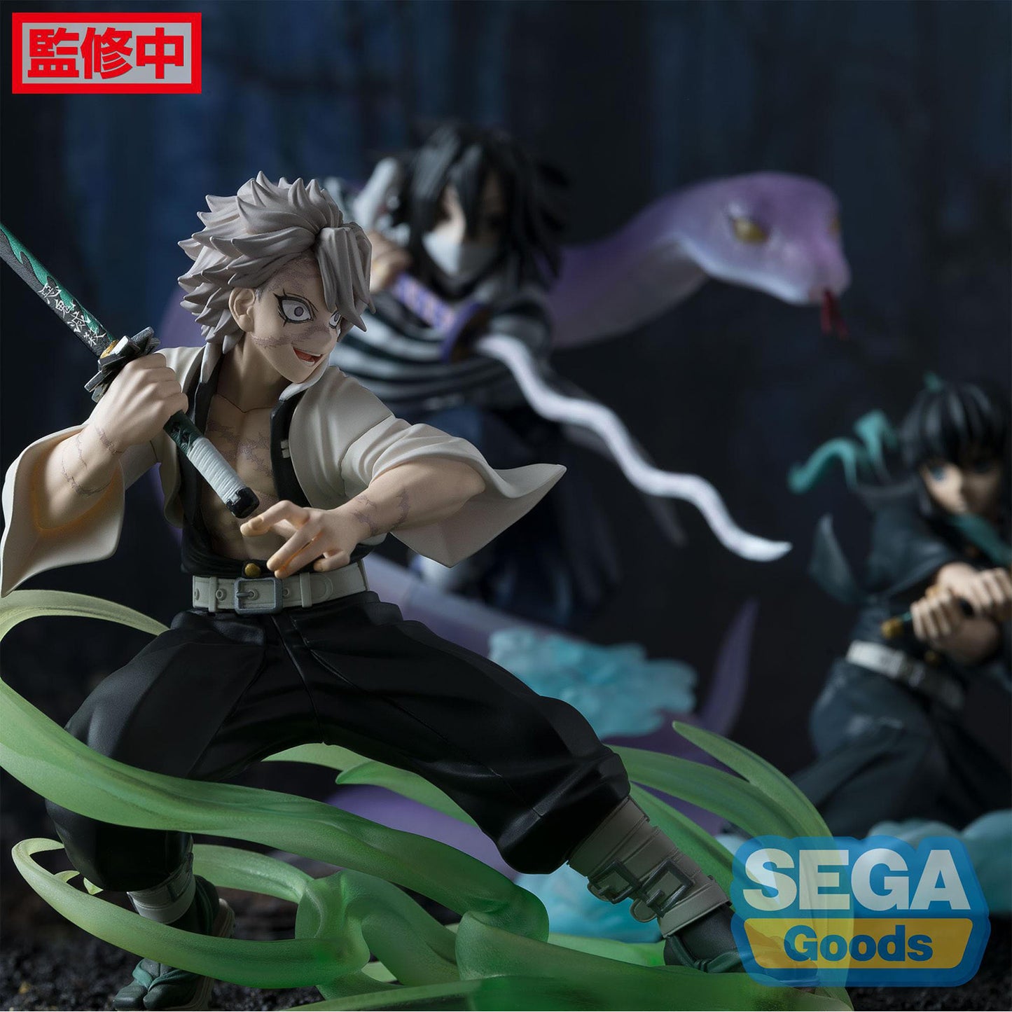 SEGA Sanemi Shinazugawa bei Windatmung, Demon Slayer  Kimetsu no Yaiba Sammelfigur, 12 cm