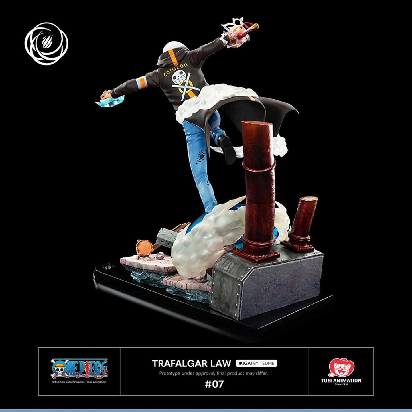 One Piece - Trafalgar Law Kikoku - Figur Limited Edition - 43cm - Tsume