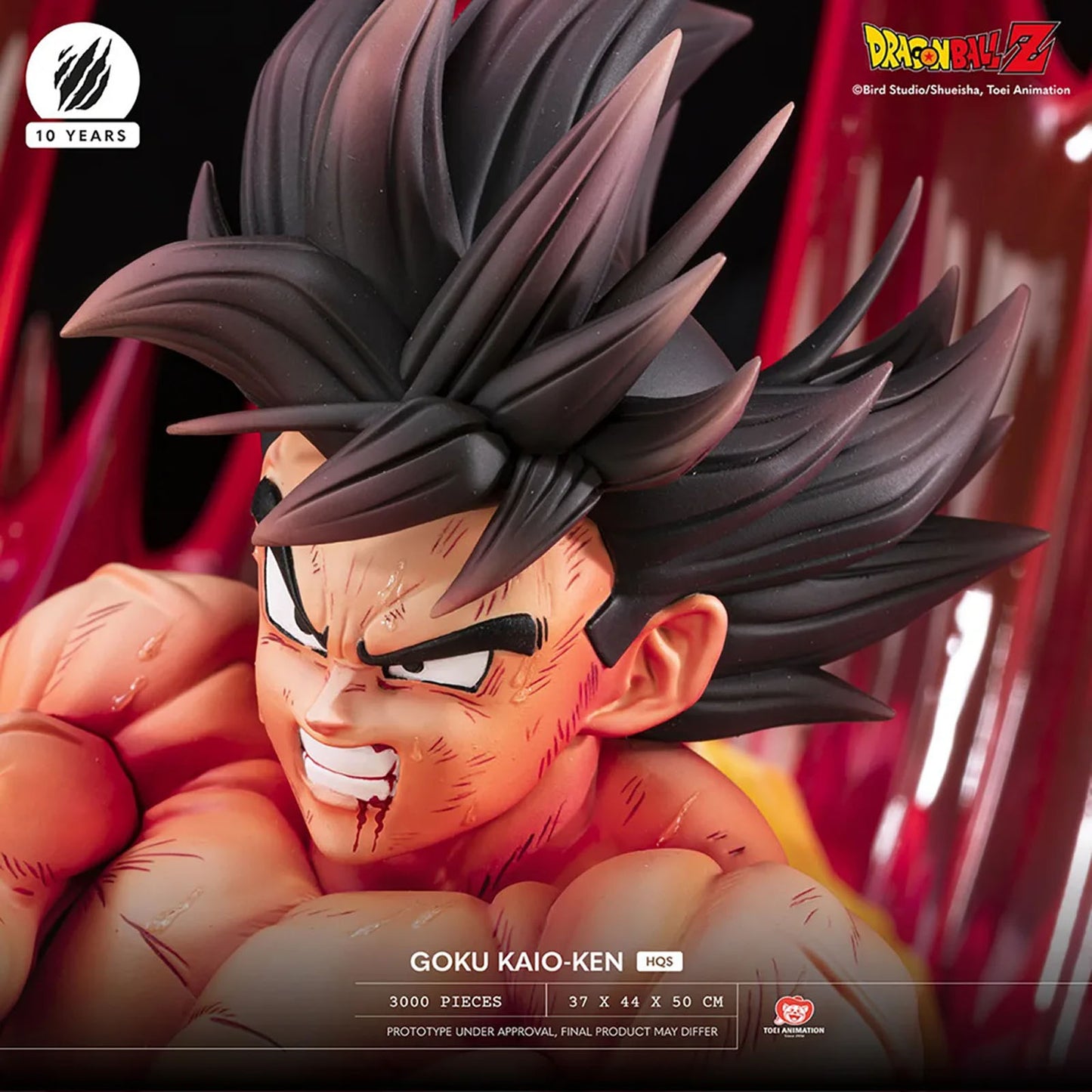 TSUME Son Goku bei Kaioken, Dragon Ball Z Sammelfigur, 50 cm