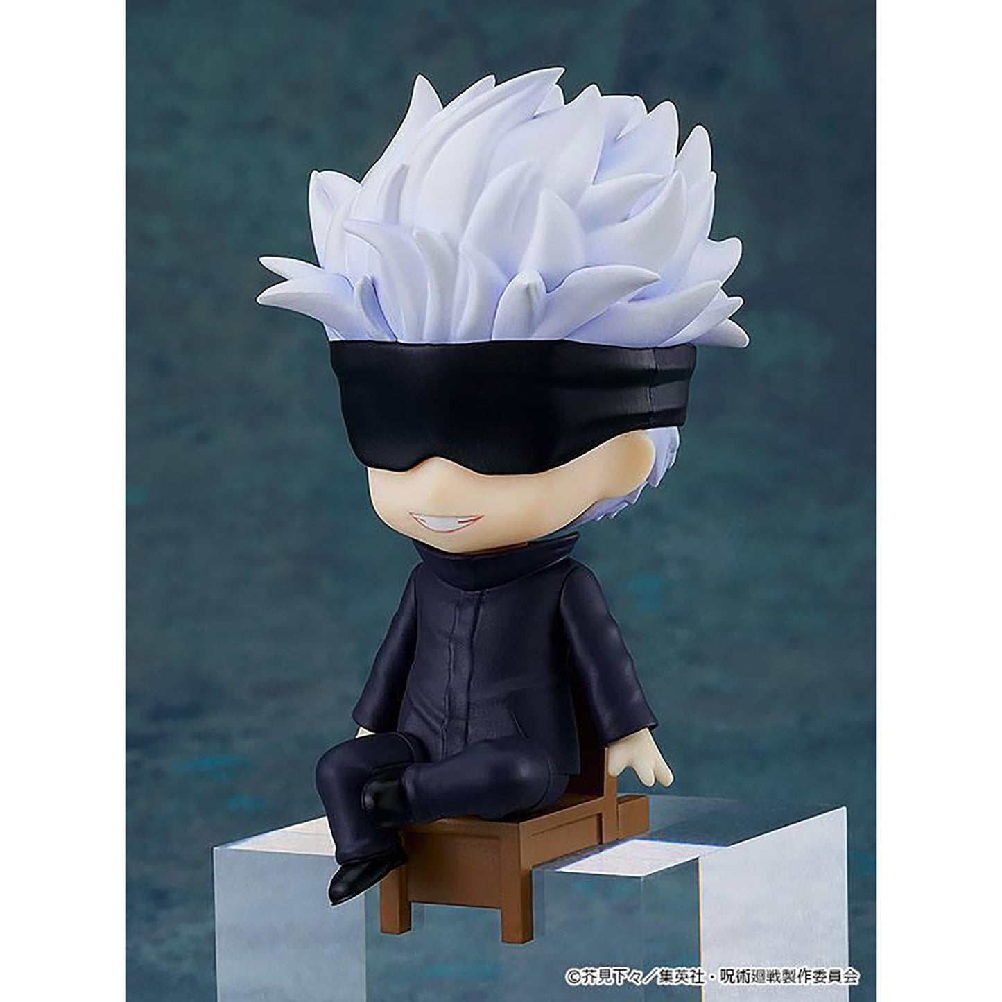Good Smile Company Satoru Gojo auf Stuhl, Jujutsu Kaisen Sammelfigur, 9 cm