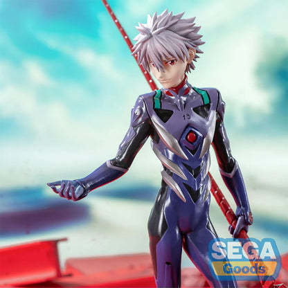 SEGA Kaworu Nagisa mit Longinuslanze, Neon Genesis Evangelion Sammelfigur, 20 cm