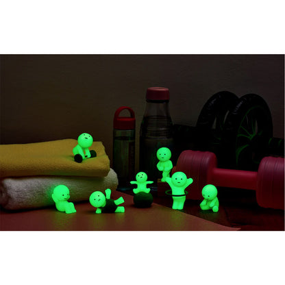 Smiski leuchtende Figure| Glow in the dark | Exercising Series  | Blind Box- (12)-(1)