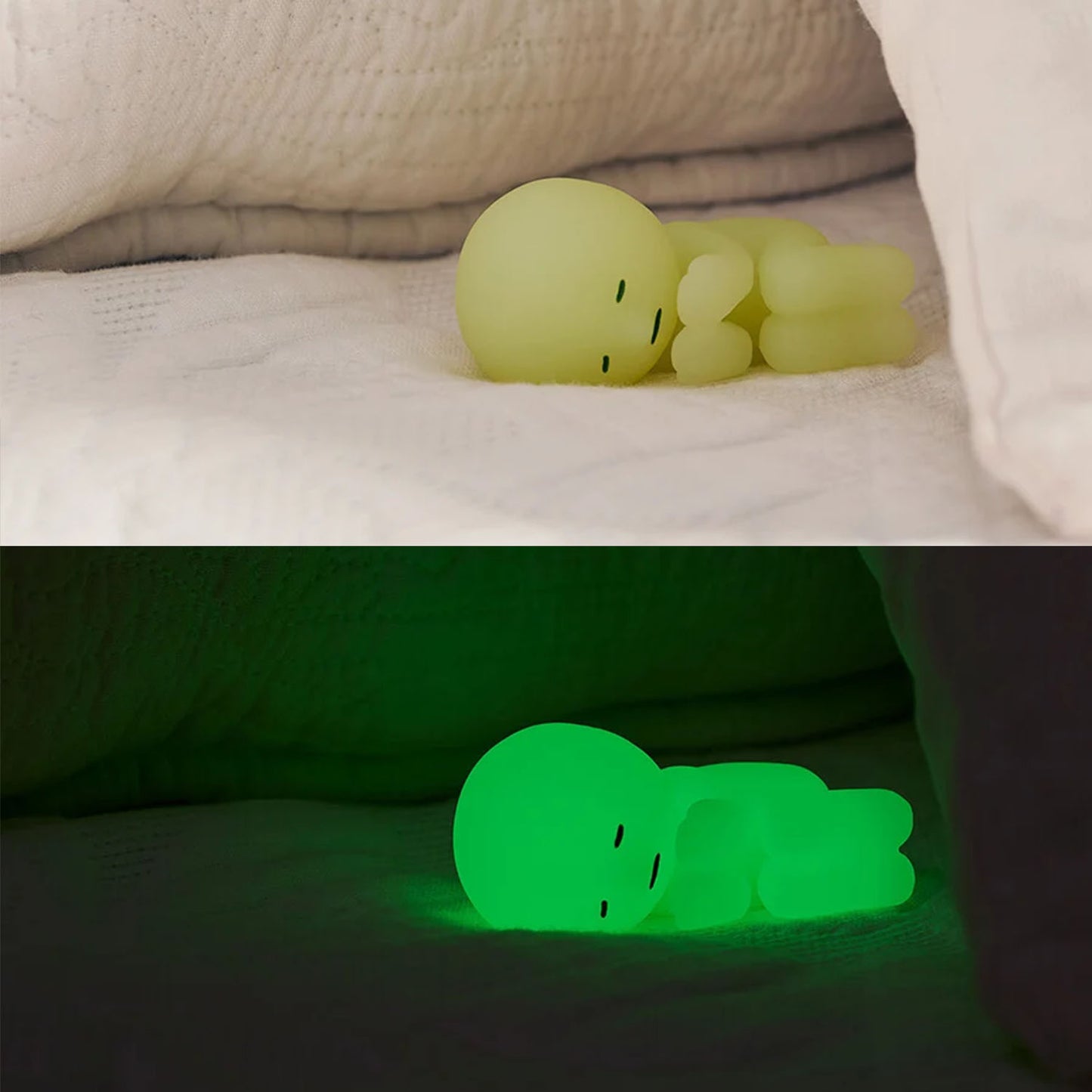 Smiski leuchtende Figure Bed Series Einzelbox