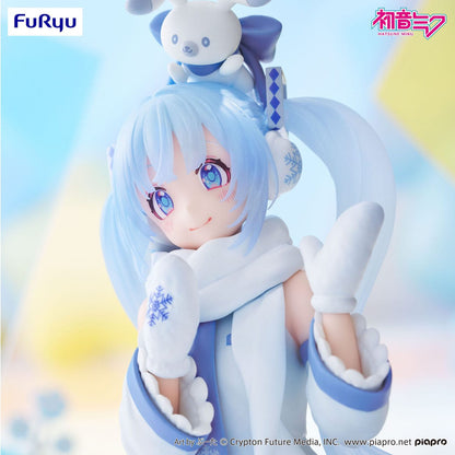 Vocaloid - Hatsune Miku Noodle Stopper Figur - 10cm - FuRyu (Snow Miku Sky Town 10th Anniversary Ver.)