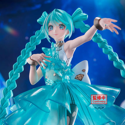 Vocaloid - Hatsune Miku - Emerald Gem - Clearluxe Figur - 28cm - Banpresto